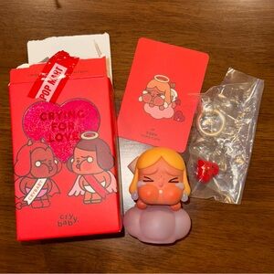 NEW Unboxed Pop Mart CRYBABY Crying for Love Stupid Cupid Figurine